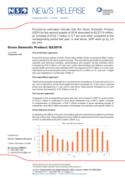 Gross Domestic Product: Q2/2016