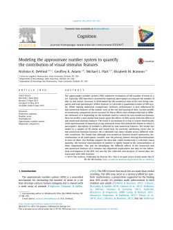 Modeling the approximate number system to quantify the