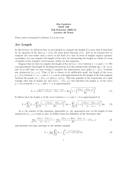 Arc Length
