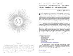 Globalization from a World-System Perspective