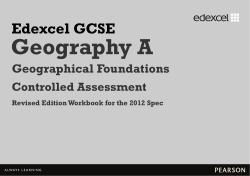 Edexcel GCSE Geography A