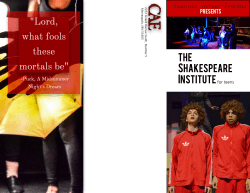 Lord, what fools these mortals be