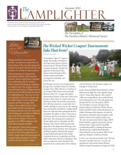 Summer 2011 - Duxbury Rural and Historical Society