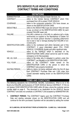 sfg service plus vehicle service contract terms and conditions