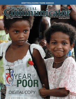 digital copy - OFM Province of San Pedro Bautista