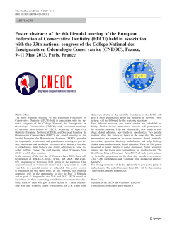 ConsEuro Abstracts Paris 2013