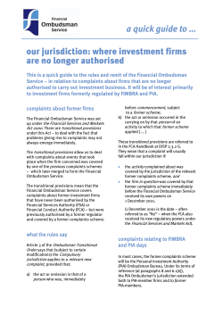 our jurisdiction: where investment firms are no longer authorised
