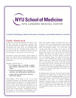 The Case of Terri Schiavo