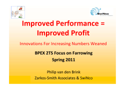 Improved Performance = Improved Profit