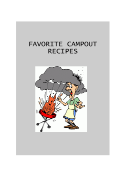 favorite campout recipes