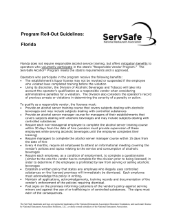 Florida - ServSafe