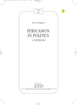 Persuasion in Politics - LED