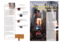 Advertising: Selling Dreams and Saving the World