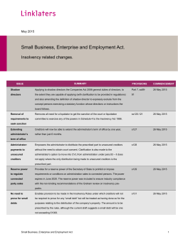 Small Business, Enterprise and Employment Act.