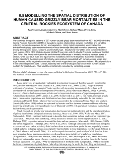 6.5 modelling the spatial distribution of human