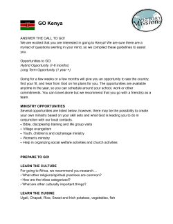 Kenya - Victory Faith