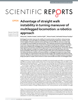 Advantage of straight walk instability in turning maneuver of