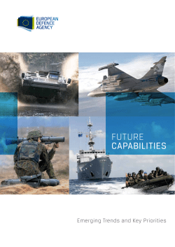 FuTurE capabilities - European Defence Agency