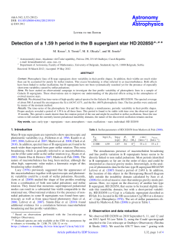 Detection of a 1.59 h period in the B supergiant star HD 202850⋆⋆⋆