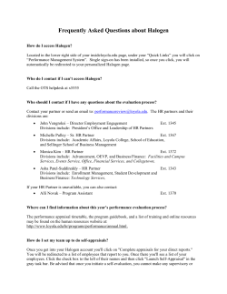 Frequently Asked Questions about Halogen