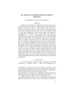 so what if corporations aren`t people?