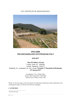 arcl2044 theory and methods for the archaeology of the