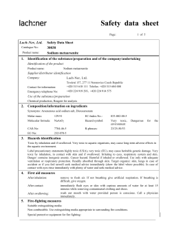 Safety data sheet - Lach