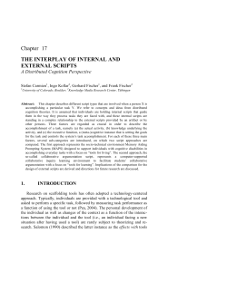 The interplay of internal and external scripts