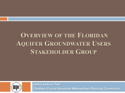 MPC Pres_EPD Floridan Aquifer Groundwater Permit Committee