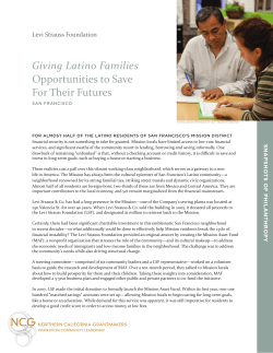 LeviStrauss_Giving Latino Families Opportunities