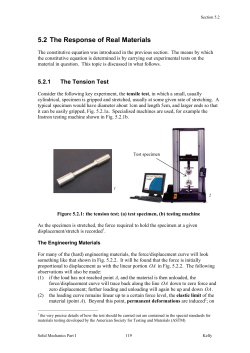 5.2 The Response of Real Materials