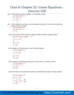 Class 8 Chapter 22 Exercise 22B DOWNLOAD