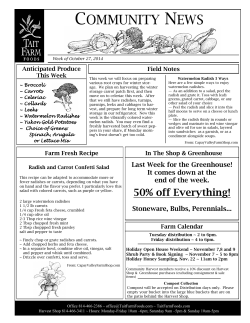 community news - Tait Farm Foods