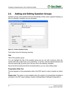 Basic Questions