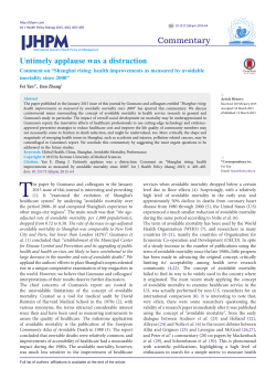 - International Journal of Health Policy and Management