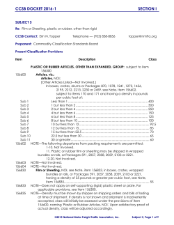 ccsb docket 2016-1 section i