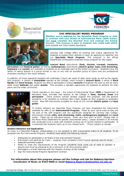 cvc specialist music program