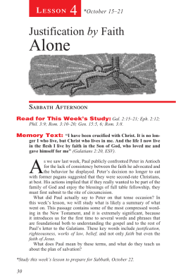 Justification by Faith