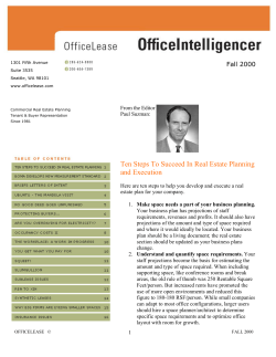 OfficeIntelligencer Fall 2000