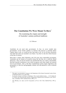 The Constitution We Were Meant To Have