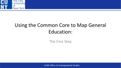 Pathways: Mapping the Common Core (Part-1)