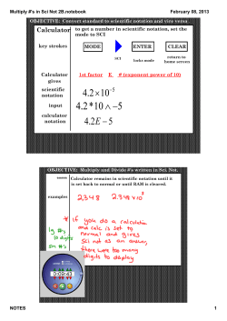 Multiply #`s in Sci Not 2B.notebook