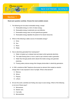 Extreme Science Worksheet