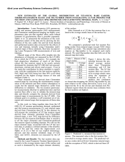 new estimates of the global distribution of titanium, rare earths