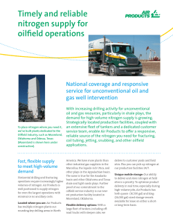Timely and reliable nitrogen supply for oilfield operations