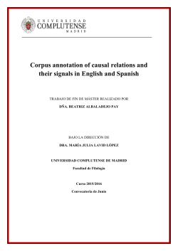 Corpus annotation of causal relations and their signals in English