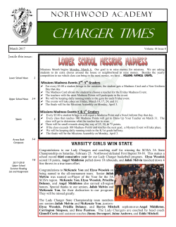Charger Times - Northwood Academy