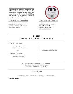 Tammy L. Stewart v. Aydrian J. Howard