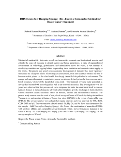 DHS (Down-flow Hanging Sponge) Bio