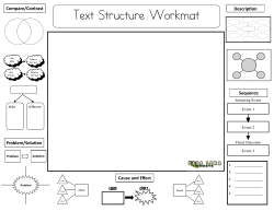 Text Structure Workmat
